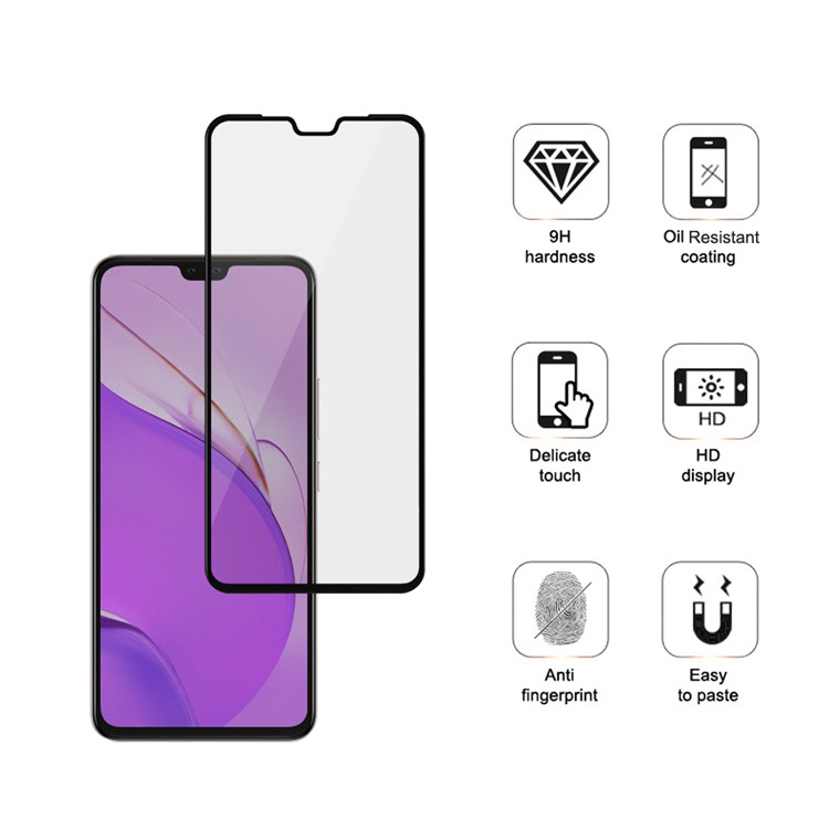 Alink 3D hot bending edge glue tempered glass screen protector for Vivo V20 Pro