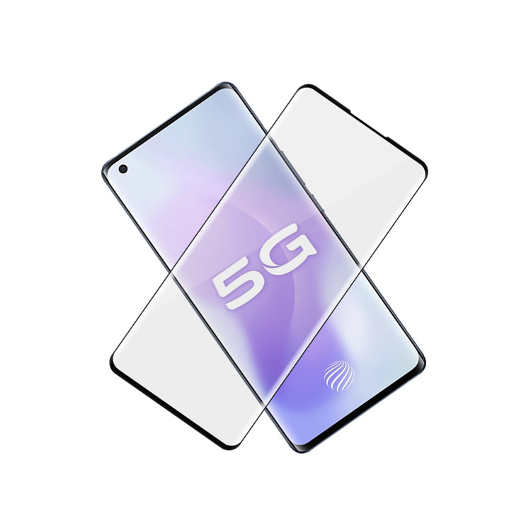 Alink 3D hot bending full glue tempered glass screen protector for Vivo X50 Pro+