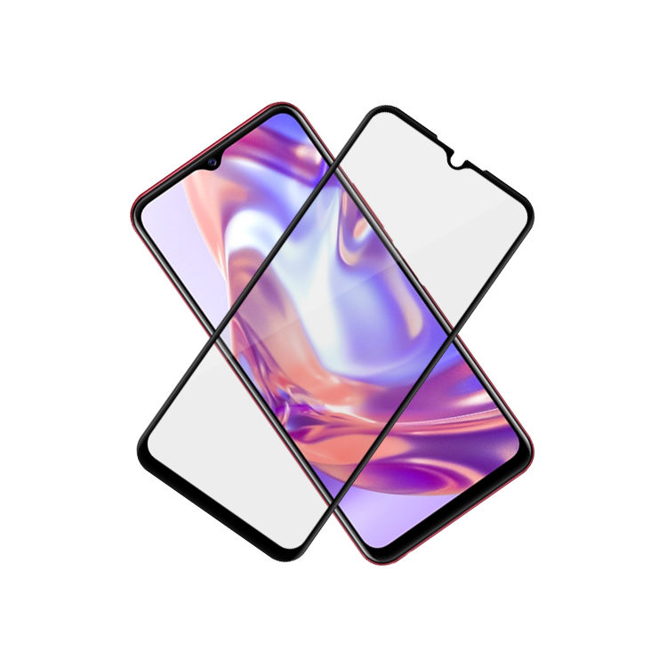 Alink 2.5D silk print full glue tempered glass screen protector for Vivo Y31s