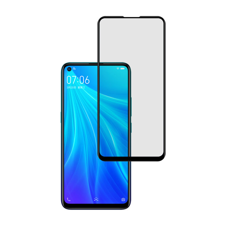 Alink 3D hot bending full glue tempered glass screen protector for Vivo Z5X