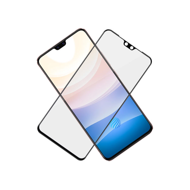 Alink 2.5D silk print full glue tempered glass screen protector for Vivo S9e