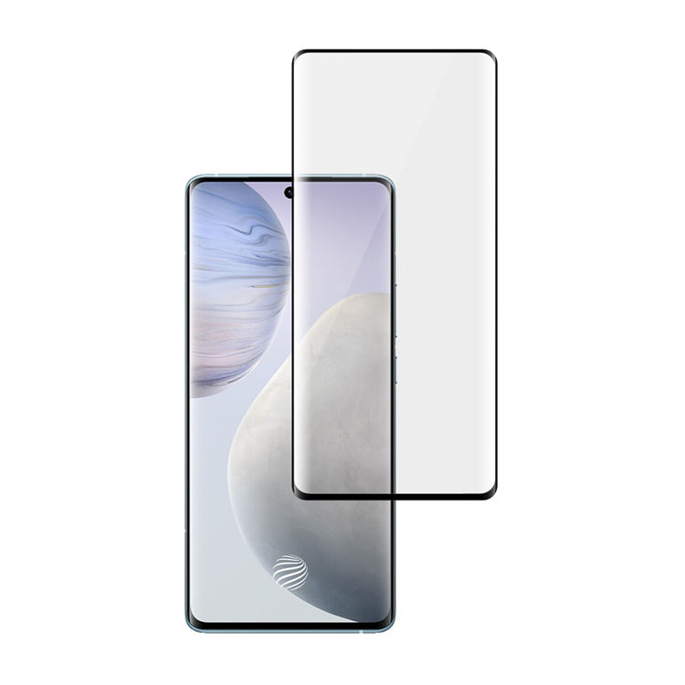 Alink 3D hot bending full glue tempered glass screen protector for Vivo X60 Pro