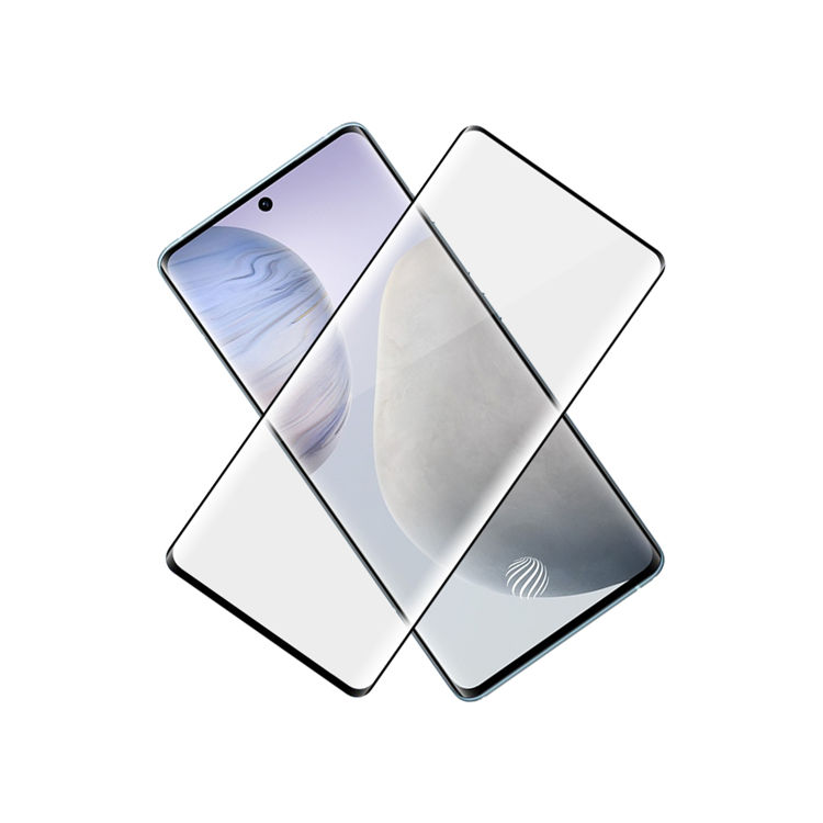 Alink 3D hot bending full glue tempered glass screen protector for Vivo X60 Pro