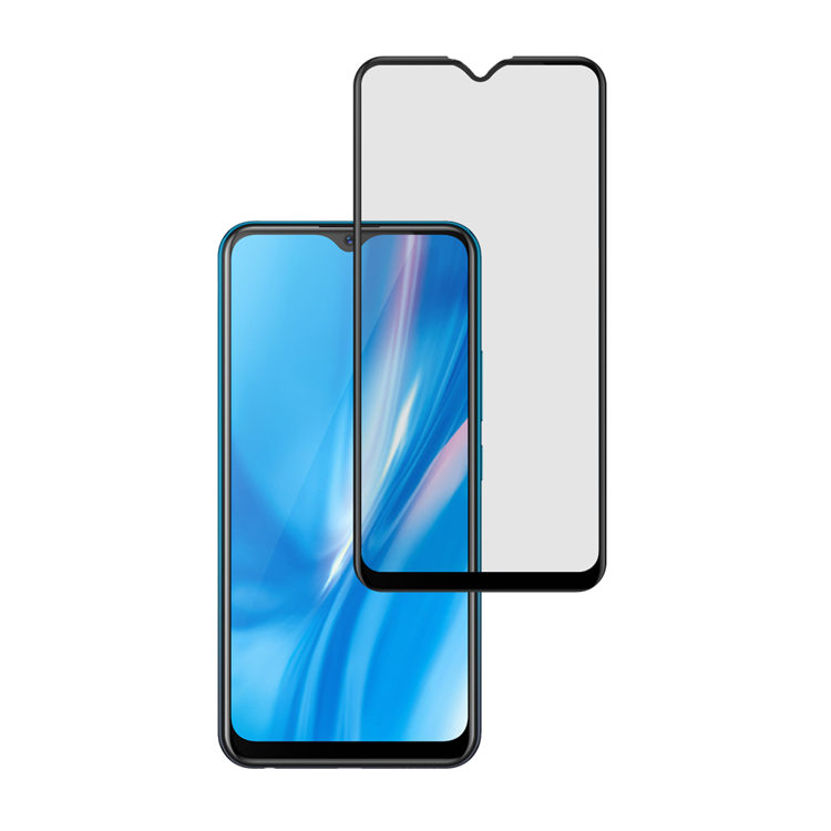 Alink 2.5D silk print full glue tempered glass screen protector for Vivo Y11