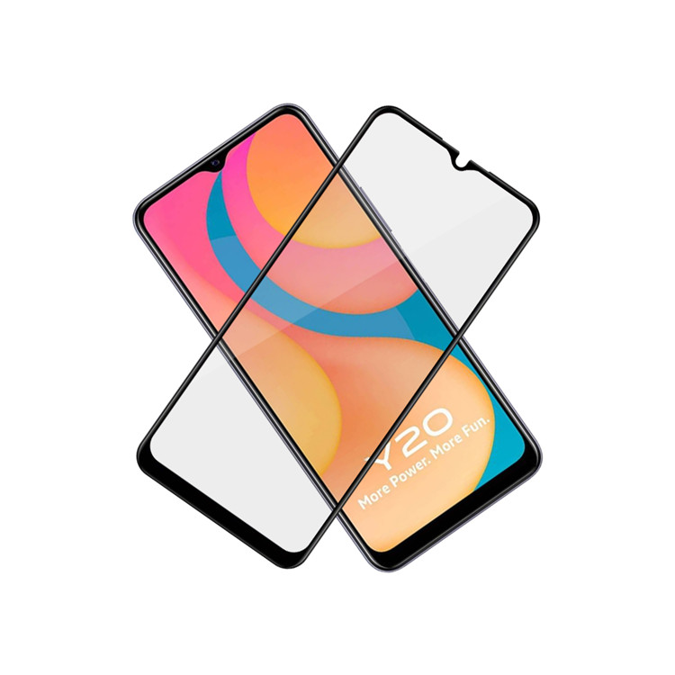 Alink 3D hot bending full glue tempered glass screen protector for Vivo Y20