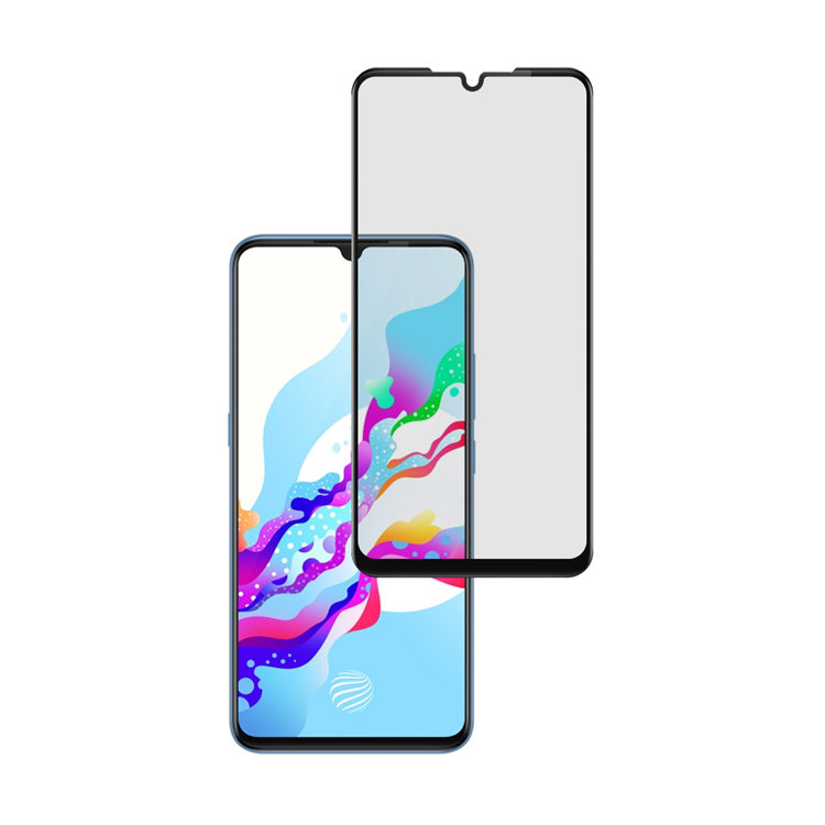 Alink 2.5D silk print full glue tempered glass screen protector for Vivo Z5