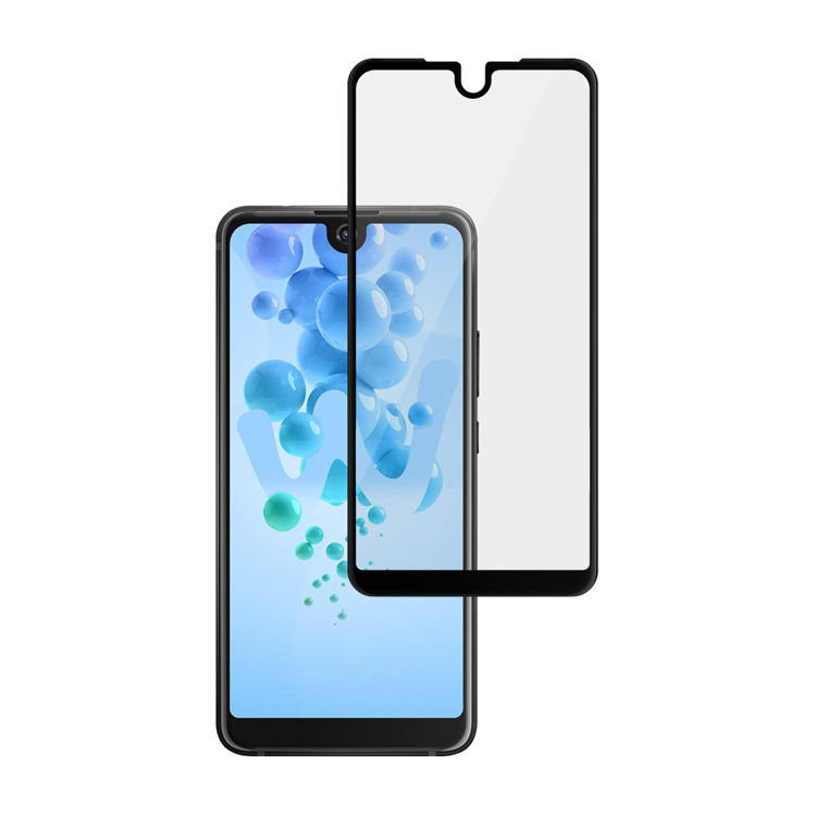 Alink 2.5D silk print full glue tempered glass screen protector for Wiko View 2 Pro