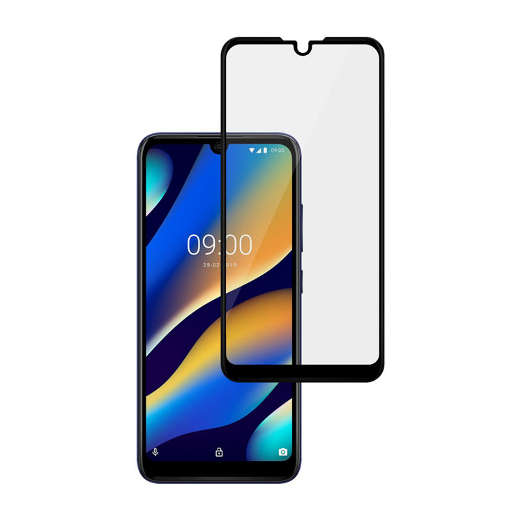 Alink 2.5D silk print full glue tempered glass screen protector for Wiko View 3 Lite