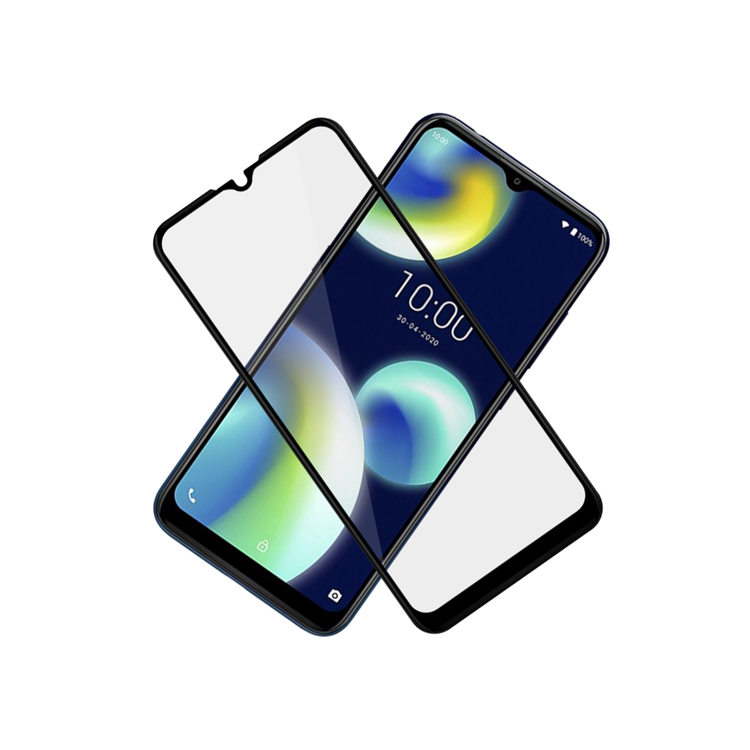 Alink 2.5D silk print full glue tempered glass screen protector for Wiko View 4 Lite