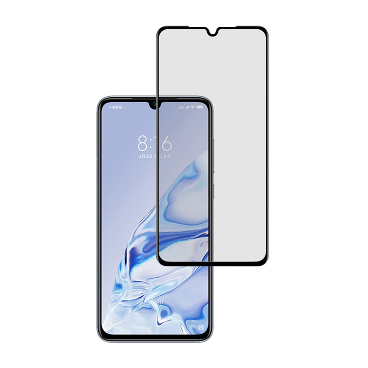 Alink 2.5D silk print full glue tempered glass screen protector for Xiaomi 9 Pro 5G