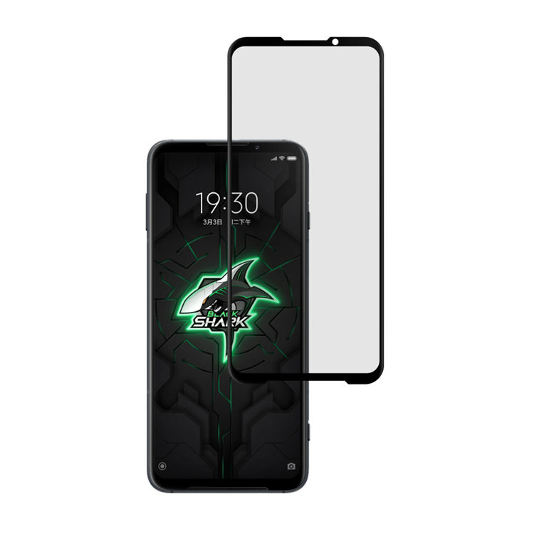 Alink 3D hot bending full glue tempered glass screen protector for Xiaomi Black Shark 3