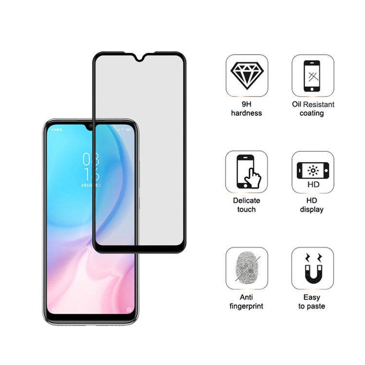 Alink 3D hot bending full glue tempered glass screen protector for Xiaomi CC9e