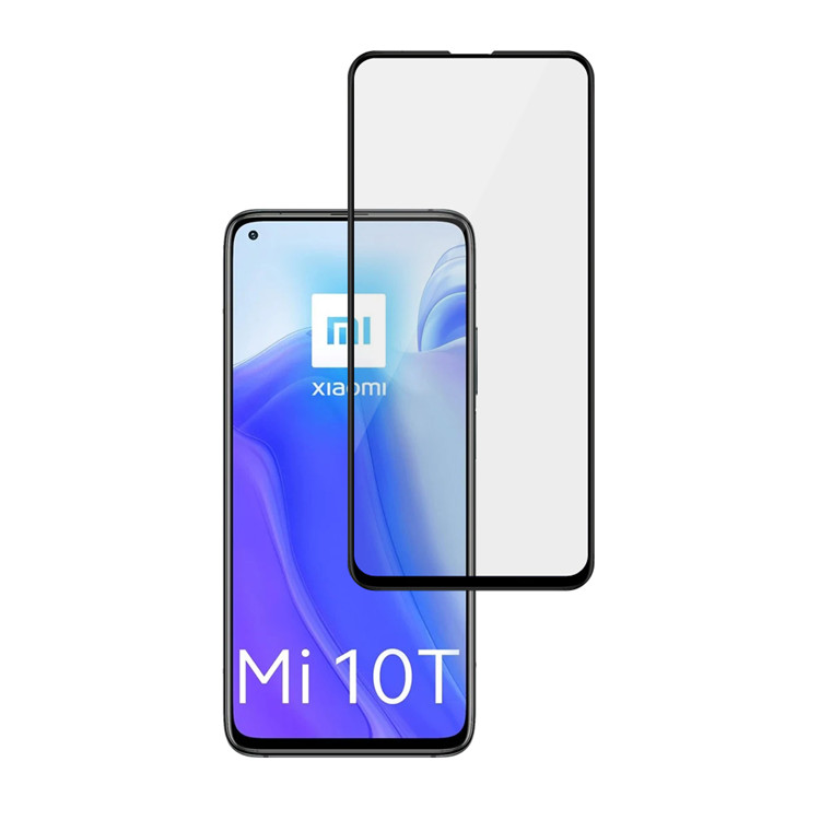 Alink 2.5D silk print full glue tempered glass screen protector for Xiaomi Mi 10T