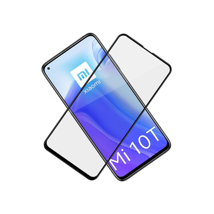 Alink 2.5D silk print full glue tempered glass screen protector for Xiaomi Mi 10T