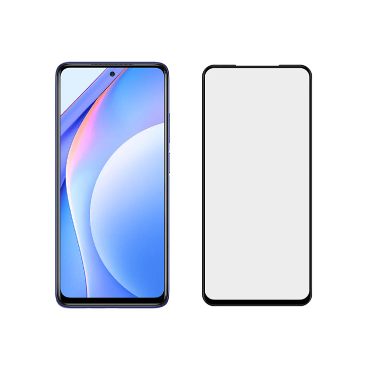 Alink 2.5D silk print full glue tempered glass screen protector for Xiaomi Mi 10T Lite