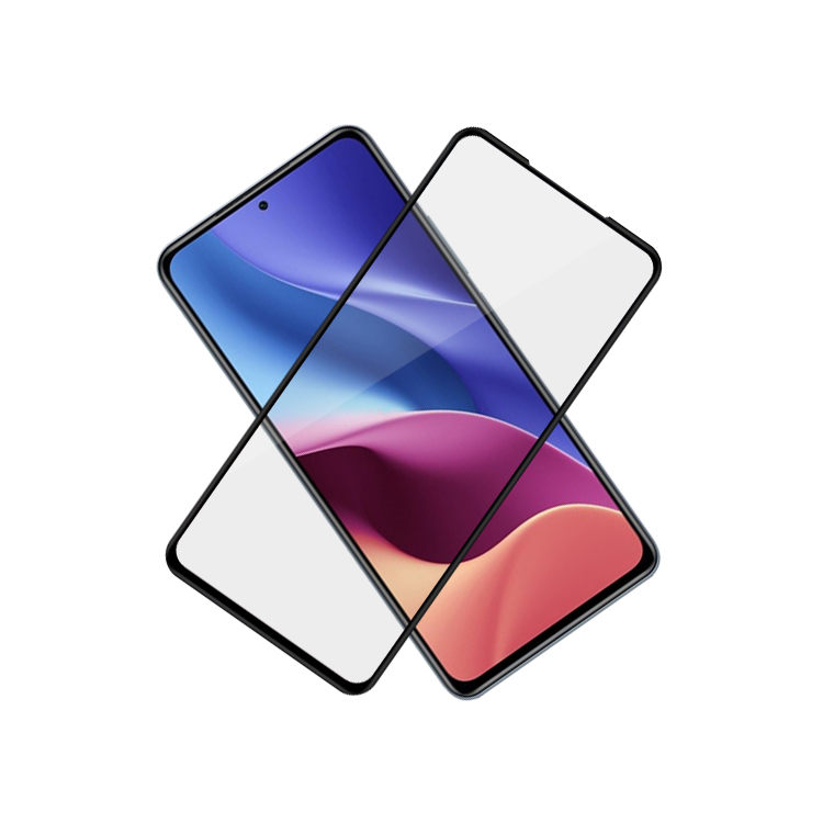 Alink 2.5D silk print full glue tempered glass screen protector for Xiaomi Redmi K40 Pro+