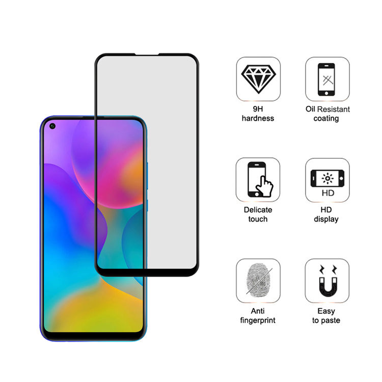 Alink 3D hot bending edge glue tempered glass screen protector for Xiaomi Redmi Note 10