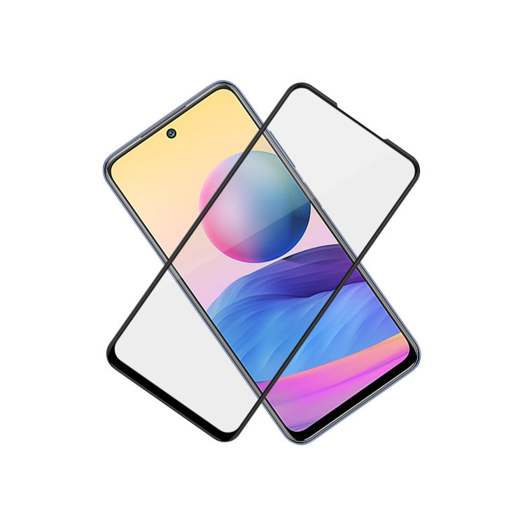 Alink 3D hot bending edge glue tempered glass screen protector for Xiaomi Redmi Note 10