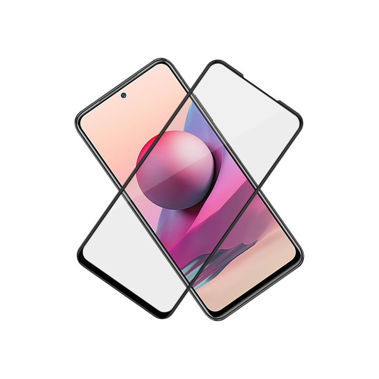 Alink 3D hot bending edge glue tempered glass screen protector for Xiaomi Redmi Note 10S