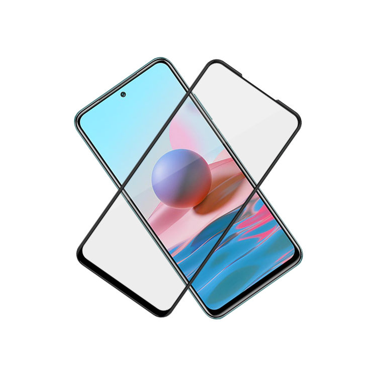 Alink 2.5D silk print full glue tempered glass screen protector for Xiaomi Redmi Note 10 Pro Max