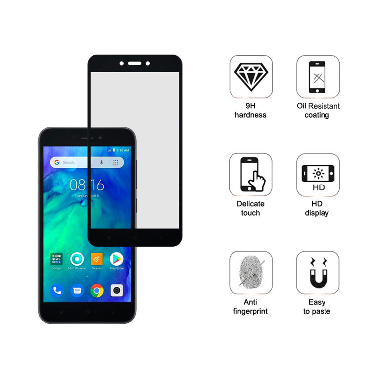 Alink 3D hot bending full glue tempered glass screen protector for Xiaomi Redmi Go