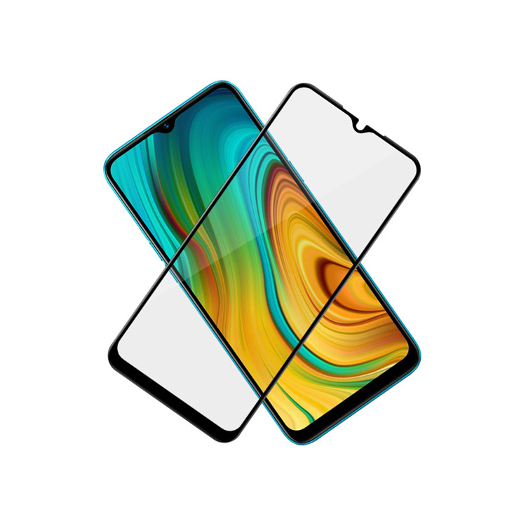 Alink 2.5D silk print full glue tempered glass screen protector for Xiaomi Poco C3